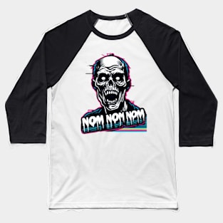 Zombie nom nom nom! Baseball T-Shirt